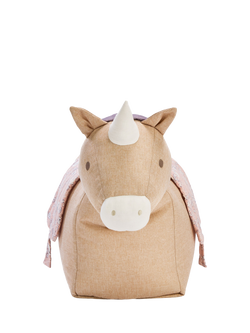 Tutti Bambini Uma Unicorn Ride-On Bean Bag - view 2, Love Cats