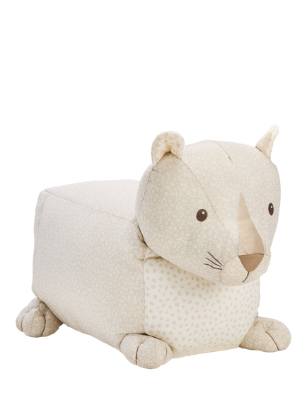 Tutti Bambini Luna Leopard Ride-On Bean Bag, Love Cats