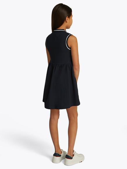 Tommy Hilfiger Kids' Polo Dress, Dark Blue - view 2, Dark Blue