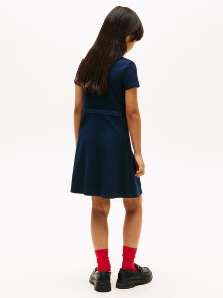Tommy Hilfiger Kids' Essential Skater Dress, Navy - view 2, Navy