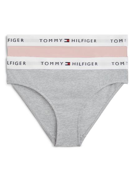 Tommy Hilfiger Kids' Cotton Bikini Briefs, Pack of 2, Multi, Multi