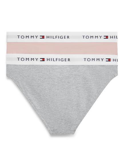 Tommy Hilfiger Kids' Cotton Bikini Briefs, Pack of 2, Multi - view 2, Multi