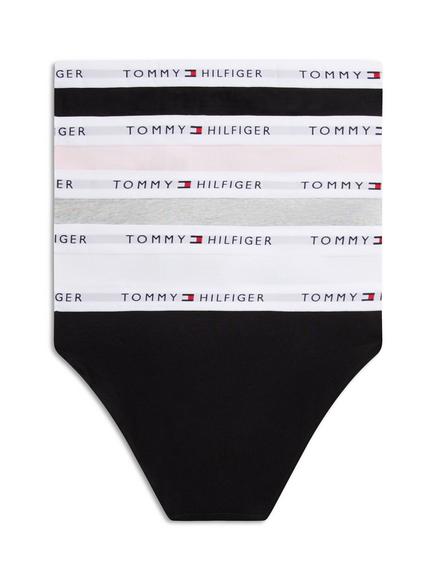 Tommy Hilfiger Kids' Cotton Blend Bikini Briefs, Pack of 5, Multi - view 2, Multi