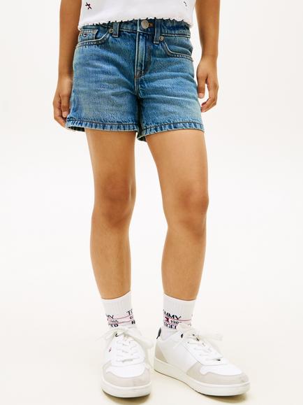 Tommy Hilfiger Kids' Denim Shorts, Dark Blue, Dark Blue