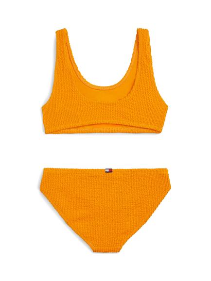 Tommy Hilfiger Kids' Crinkle Bralette Bikini - view 2, Orange