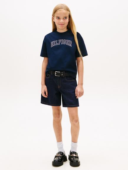 Tommy Hilfiger Kids' Cotton Varsity T-Shirt - view 2, Dark Blue