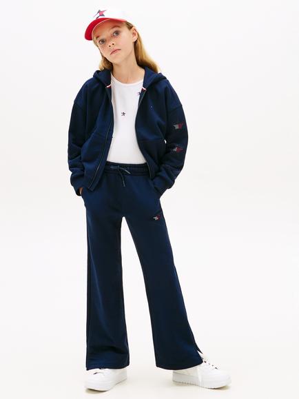 Tommy Hilfiger Kids' Cotton Blend Relaxed Drawstring Joggers, Navy - view 2, Navy