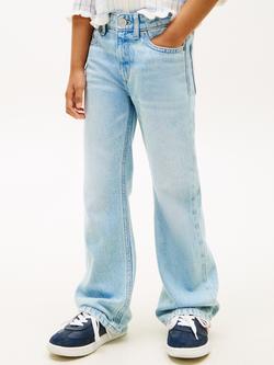 Tommy Hilfiger Kids' Flared Jeans, Light Blue, Light Blue