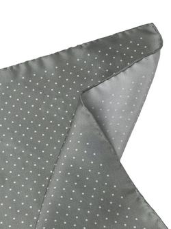 Hackett London Polka Dot Silk Pocket Sqaure, Sage Green - view 2, Sage Green