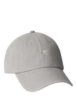 Hackett London Cotton Logo Baseball Cap, Tin Grey