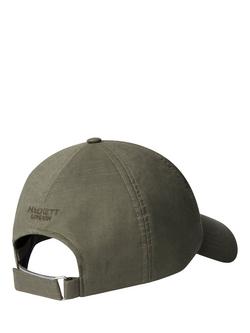Hackett London Plain Baseball Cap, Army Green - view 2, Army Green