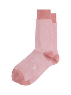 Hackett London Cotton Rich Socks, Peach Orange