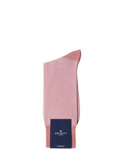 Hackett London Cotton Rich Socks - view 2, Peach Orange