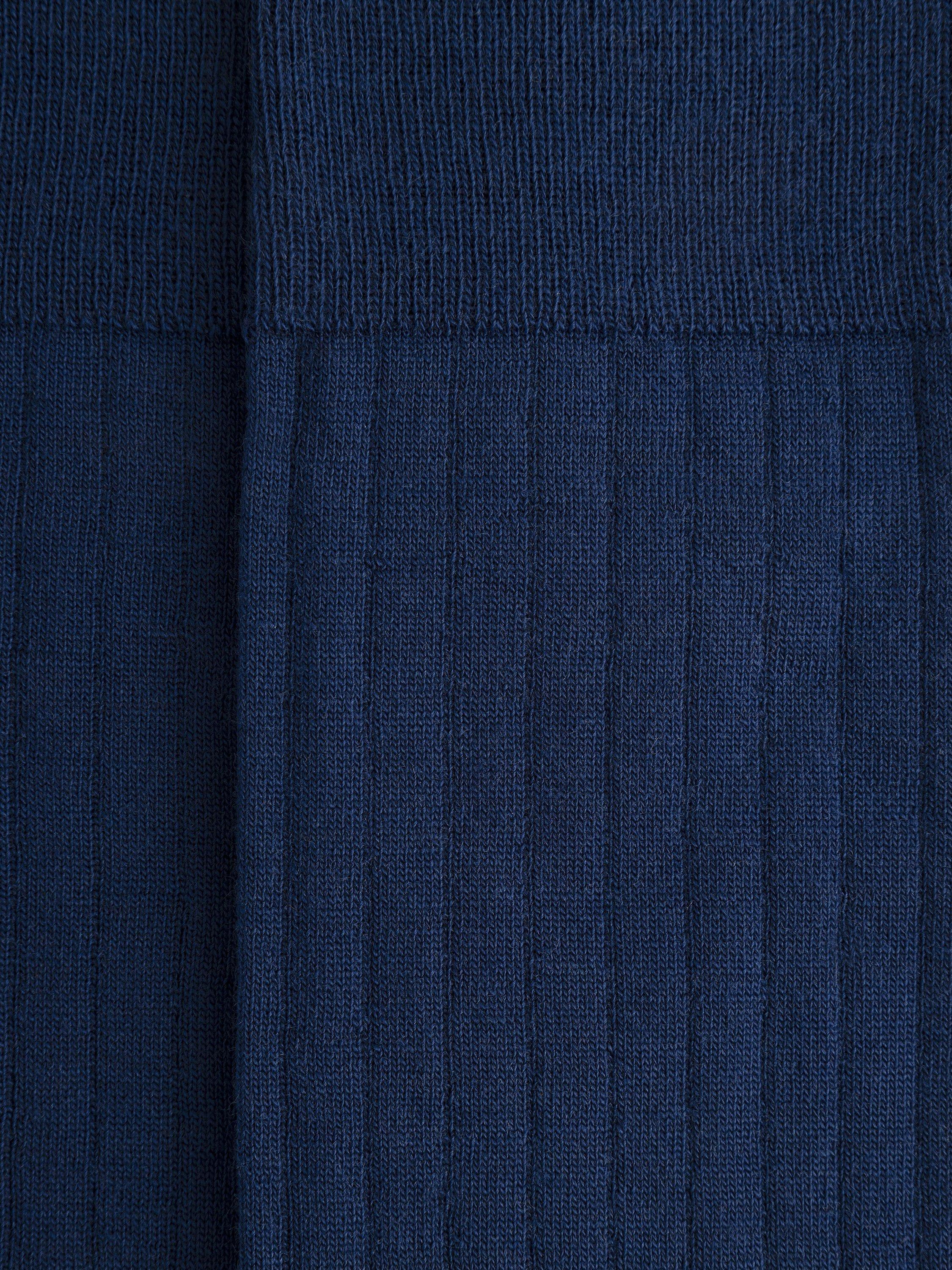 Product image 4 of 4, which shows Hackett London Merino Wool Mix Socks, Royal Blue, M-L