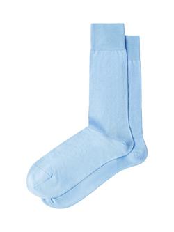 Hackett London Cotton Rich Socks, Bright Blue