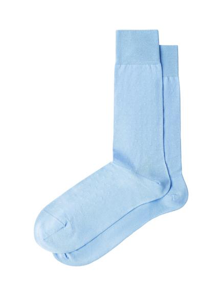 Hackett London Cotton Rich Socks, Bright Blue