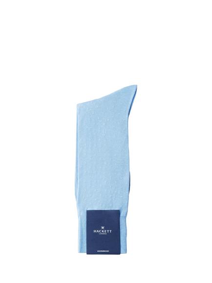 Hackett London Cotton Rich Socks - view 2, Bright Blue