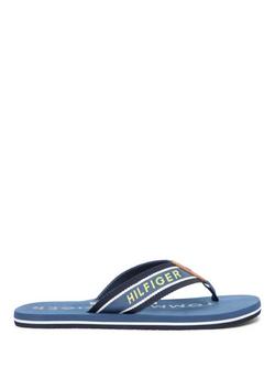 Tommy Hilfiger Sports Flip-Flops, Blue/Multi, Blue/Multi