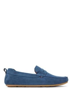 Tommy Hilfiger Suede Loafer, Blue, Blue