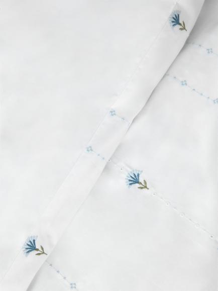 John Lewis Alyssa Duvet Cover Set, Blue - view 2, Blue