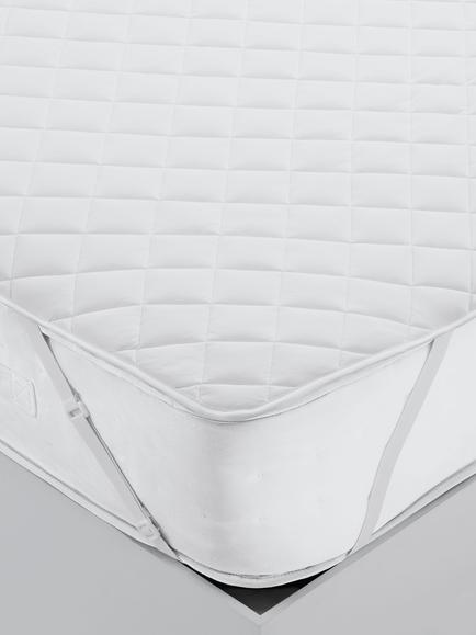 John Lewis Cool Touch Quilted Mattress and Pillow Protector Bundle - view 2, White