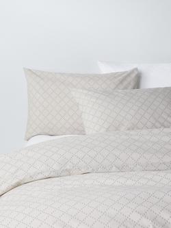 John Lewis Geo Cotton Rich Duvet Cover Set, Multi, Multi