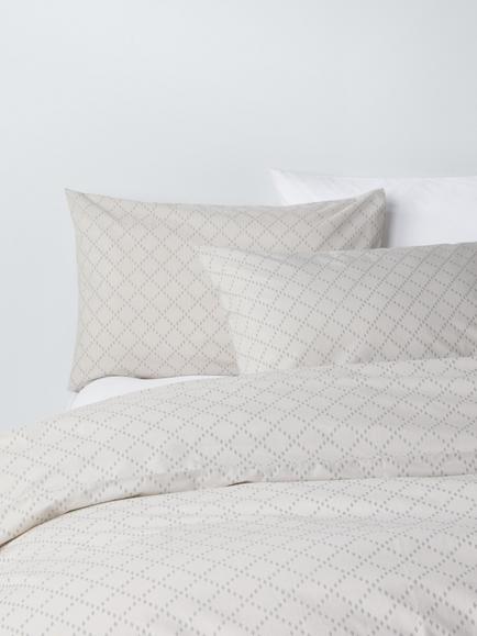 John Lewis Geo Cotton Rich Duvet Cover Set, Multi, Multi