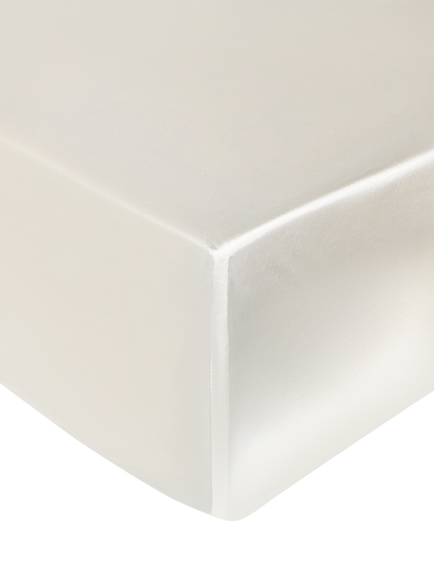 Gingerlily Mulberry Silk Fitted Sheets, Ivory
