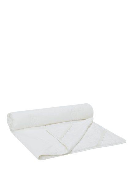 Gingerlily Silk Filled Mattress Protector, White, White