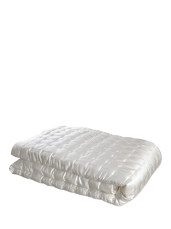 Gingerlily Windsor Silk Bedspread, Ivory, Ivory