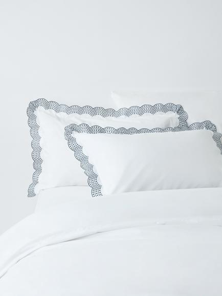 John Lewis Sienna Duvet Cover Set, Blue