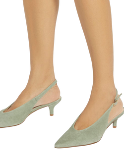 Women's Shoes - Kitten Heel, Green | John Lewis & Partners