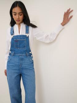 Nobody's Child Louise Jesse Denim Dungarees, Blue - view 2, Blue