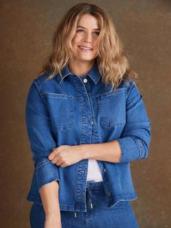 Live Unlimited Denim Jacket, Blue - view 2, Blue