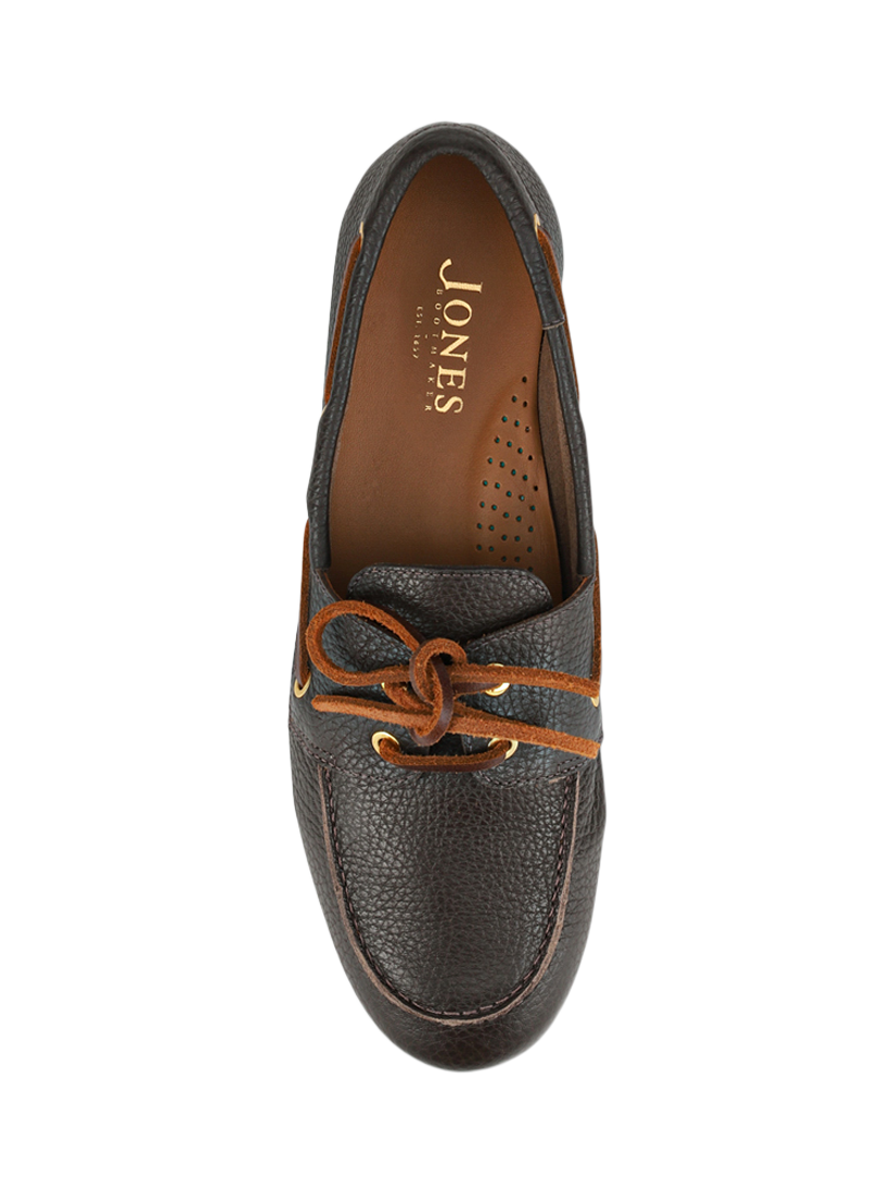Product image 4 of 5, which shows Jones Bootmaker Perissa Leather Loafers, Brown, 4.5
