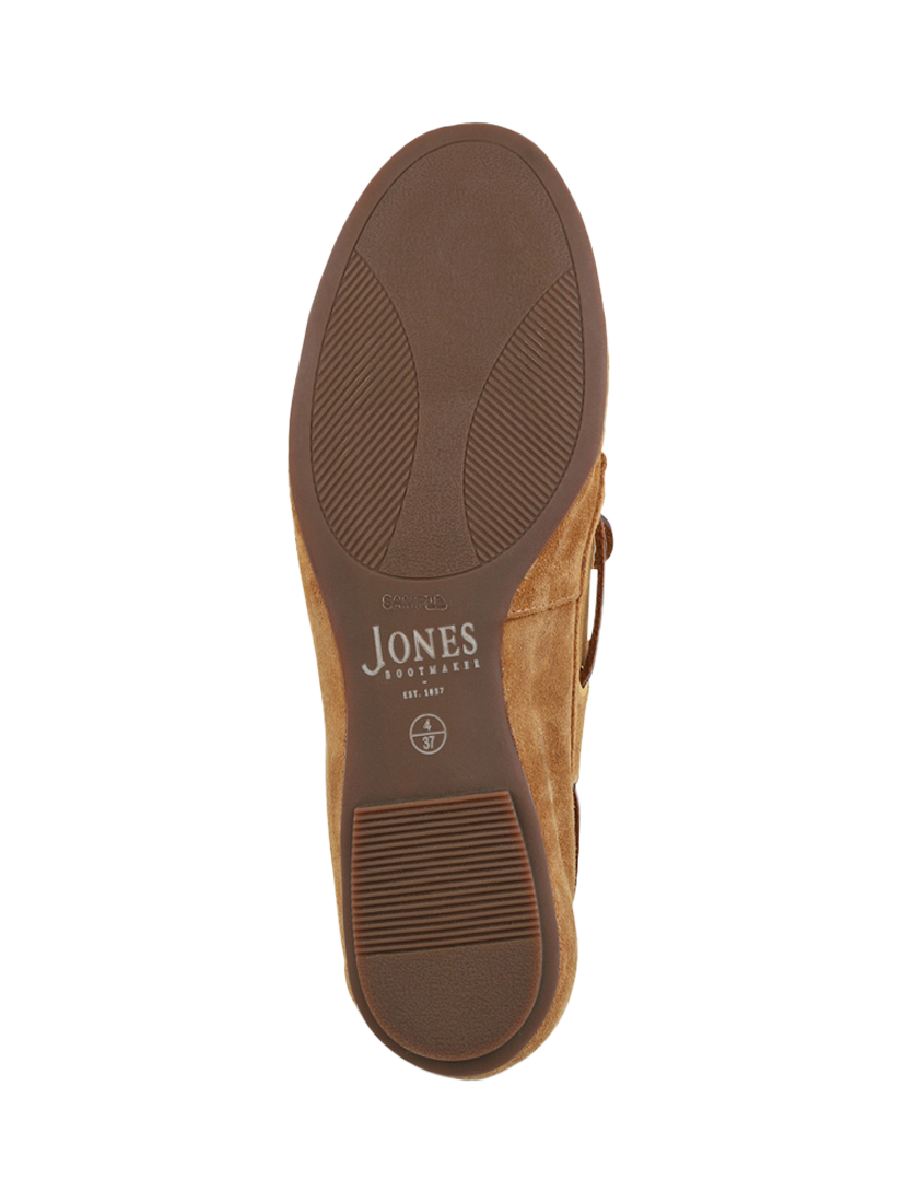 Product image 6 of 11, which shows Jones Bootmaker Perissa Suede Loafers, Tan, 3