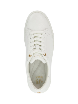 Dune London Evienne Flatform Leather Trainers - view 2, White