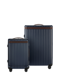 Carl Friedrik The Luggage Suitcase Set, Navy/Hackett
