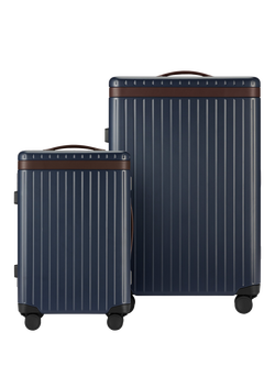 Carl Friedrik The Luggage Suitcase Set, Navy/Hackett