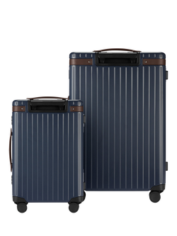 Carl Friedrik The Luggage Suitcase Set - view 2, Navy/Hackett