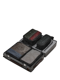 Carl Friedrik Mesh Packing Cubes, Pack of 4, Black - view 2, Black