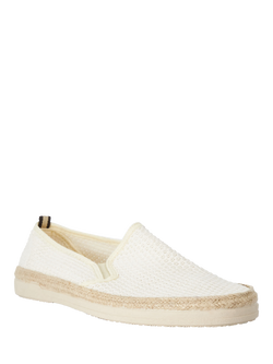 Dune London Fisherr Fabric Espadrille Shoes - view 2, Off White
