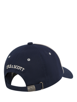 Lyle & Scott Piped Cap, Dark Navy - view 2, Dark Navy