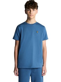 Lyle & Scott Kids' Plain T-Shirt, Dark Cornflower, Dark Cornflower