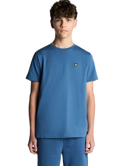 Lyle & Scott Kids' Plain T-Shirt, Dark Cornflower, Dark Cornflower