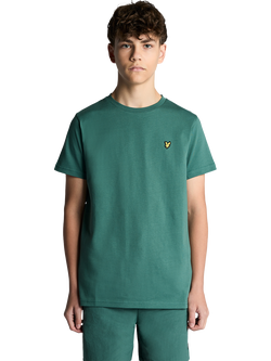 Lyle & Scott Kids' Plain T-Shirt, W130 Everglade
