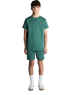 Lyle & Scott Kids' Plain T-Shirt - view 2, W130 Everglade
