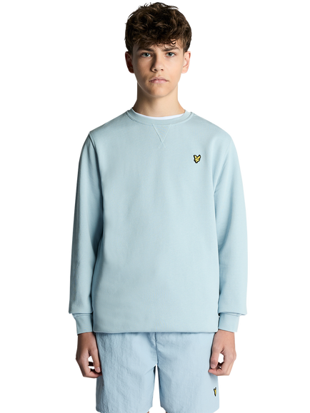 Lyle & Scott Crew Neck Logo Sweatshirt, Opal Blue, Opal Blue