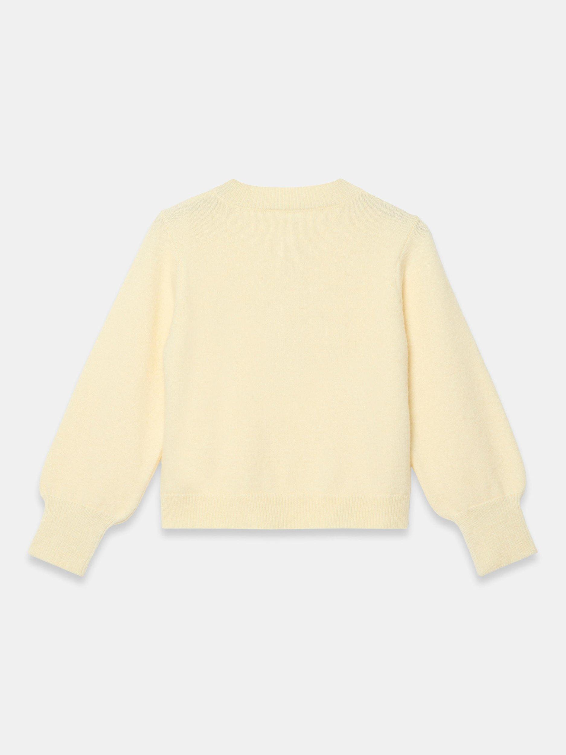 Product image 8 of 8, which shows Mint Velvet Henley Knit Jumper, Yellow, XS