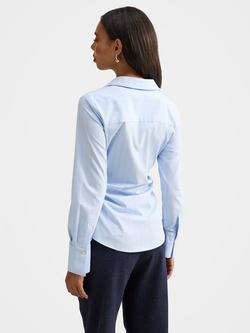 Forever New Ange Slim Fit Shirt, Blue/Multi - view 2, Blue/Multi